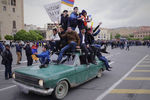 Акция протеста на площади Республики в Ереване, 21 апреля 2018 года