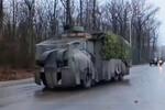 Неопознанный военный транспорт где-то в зоне СВО