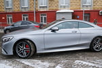 Автомобиль Mercedes-Benz S63 AMG участницы дела о гонках на внедорожнике Mercedes-Benz Gelandewagen Мары Багдасарян у ГБУ «Жилищник» района Сокол