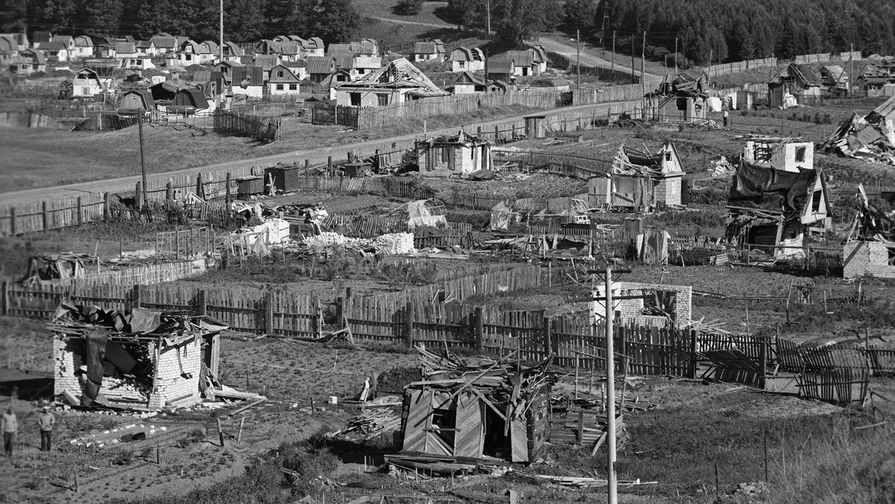 Последствия взрыва на станции Арзамас, август 1988 года