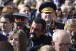 Во время парада на Красной площади в Москве, 9 мая 2015 года