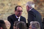 Президент Франции Франсуа Олланд во время церемонии к 70-летию освобождения Освенцима в Польше