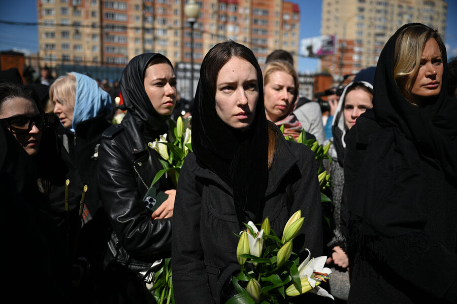 Прощание с&nbsp;модельером Вячеславом Зайцевым в&nbsp;подмосковном Щелково, 4&nbsp;мая 2023&nbsp;года