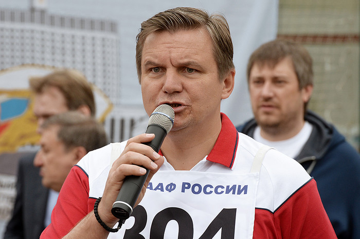 Председатель комитета Государственной думы РФ по&nbsp;физической культуре, спорту и делам молодежи Игорь Ананских перед&nbsp;началом сдачи нормативов