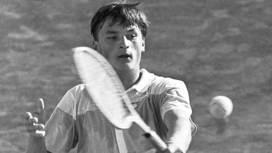Александр Волков на&nbsp;чемпионате СССР по&nbsp;теннису, 1985 год