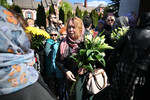 Прощание с модельером Вячеславом Зайцевым в подмосковном Щелково, 4 мая 2023 года