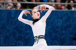Ксения Синицына выступает в произвольной программе на чемпионате России — 2022