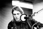 Курт Кобейн во время записи в студии Hilversum, Голландия, 1991 год