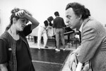 Певица Лайма Вайкуле и поэт Илья Резник в Москве, 1988 год