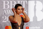 Дуа Липа на&nbsp;Brit Awards, 20 февраля 2019 года