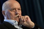 Режиссер фильма «Конец прекрасной эпохи» Станислав Говорухин на пресс-показе своей картины в Москве, 2015 год