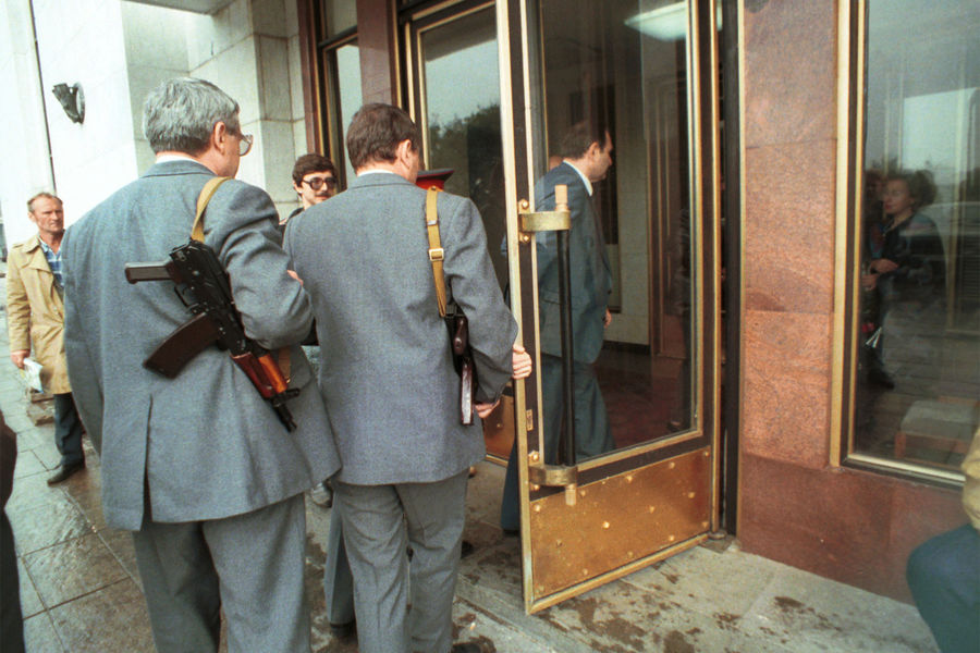 Охрана здания Совета министров РСФСР, 1991&nbsp;год