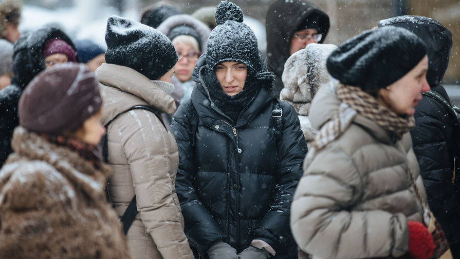 Очередь на&nbsp;выставку работ Валентина Серова
