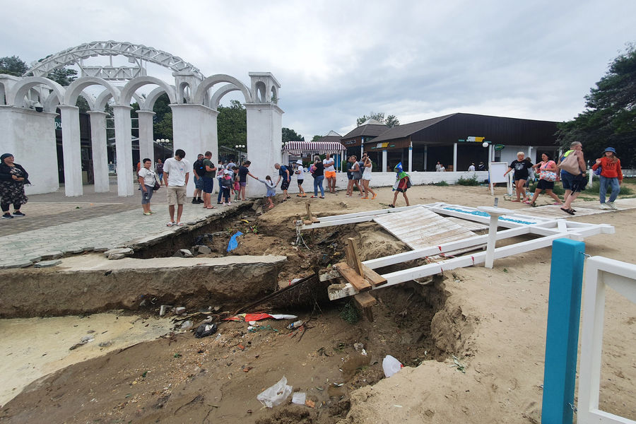 Последствия ливней в&nbsp;прибрежной зоне Анапы, 14&nbsp;августа 2021&nbsp;года