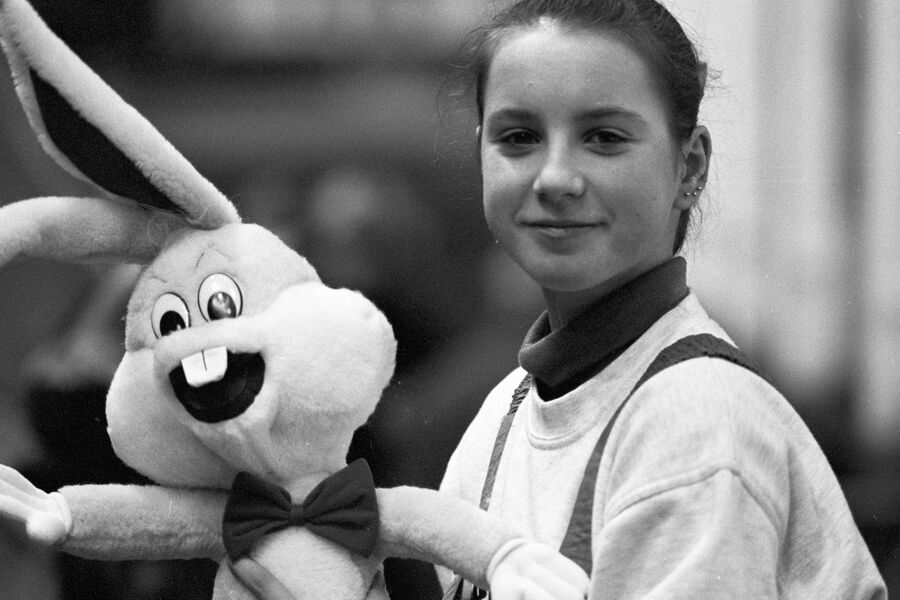 Ирина Слуцкая на&nbsp;чемпионате России по&nbsp;фигурному катанию, 1995&nbsp;год