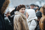 Очередь на выставку работ Валентина Серова