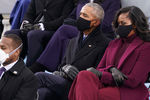 Барак и Мишель Обама на&nbsp;инаугурации Джо Байдена, 20&nbsp;января 2021&nbsp;года