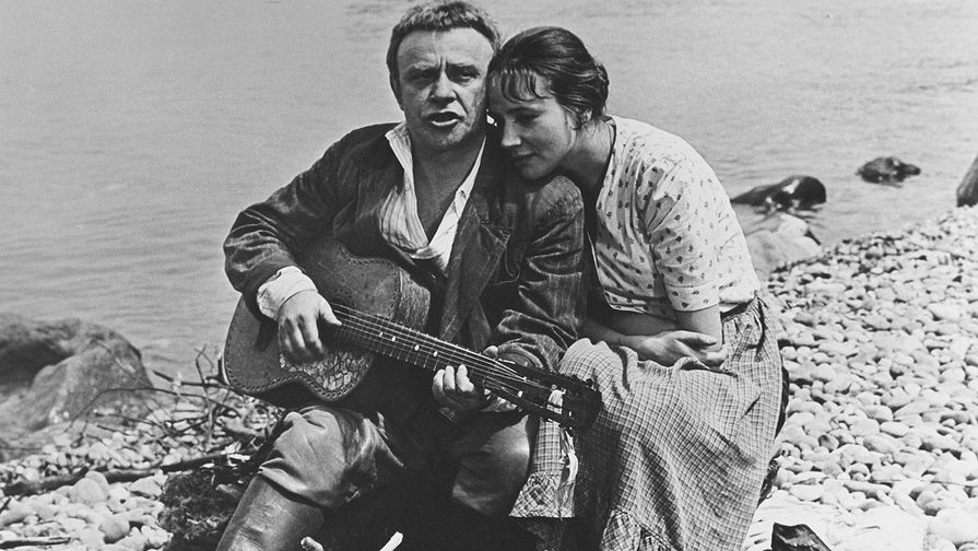 Ролан Быков и Елена Санаева в кинофильме «Докер» (1973)