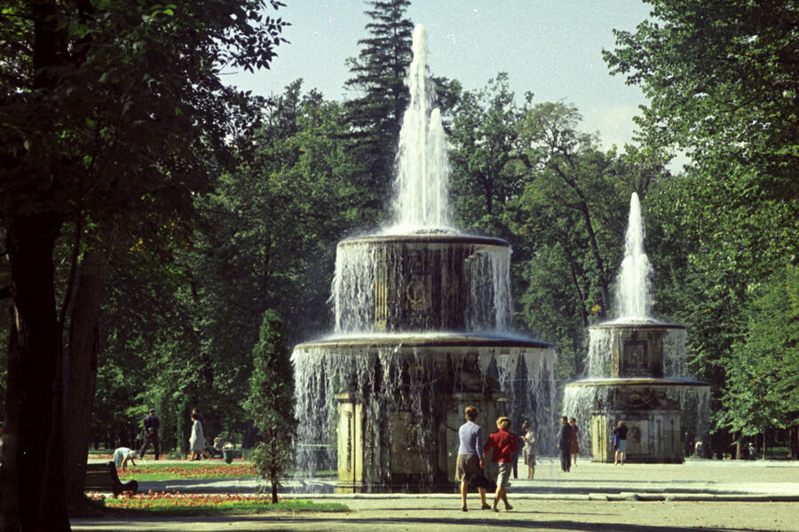 &laquo;Римский фонтан&raquo; в&nbsp;Петергофе, 1969&nbsp;год