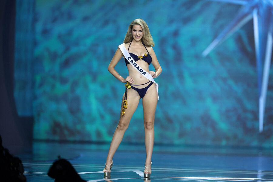 Джейми Ванденберг из&nbsp;Канады во время финала конкурса красоты «Мисс Вселенная — 2025», 21&nbsp;ноября 2025&nbsp;года
