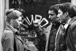 Ирина Муравьева, Владимир Гостюхин и Вадим Абдрашитов на съемках фильма «Охота на лис», 1979 год