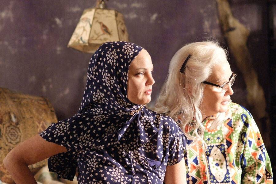 <b>&laquo;Серые сады&raquo; (2009)</b>
<br><br>
Биографическая драма, которая принесла Бэрримор пока что единственный &laquo;Золотой Глобус&raquo; в&nbsp;ее карьере. В&nbsp;проекте, основанном на&nbsp;истории создания документального фильма «Серые сады» Альберта и Дэвида Мэйслесов (там рассказывается о&nbsp;судьбе двоюродной сестры Жаклин Кеннеди, которая стала затворницей), актриса сыграла одну из&nbsp;родственниц бывшей первой леди США.