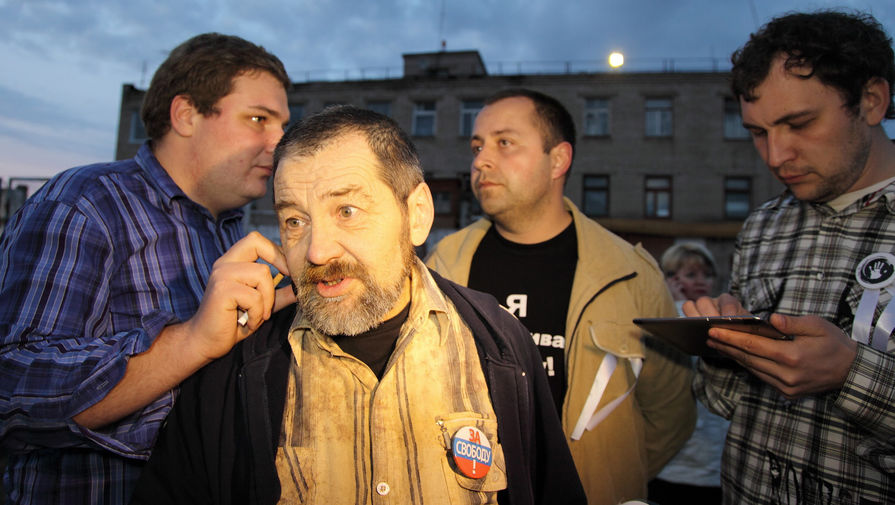 Сергей Мохнаткин после освобождения из колонии в Торжке, 2012 год