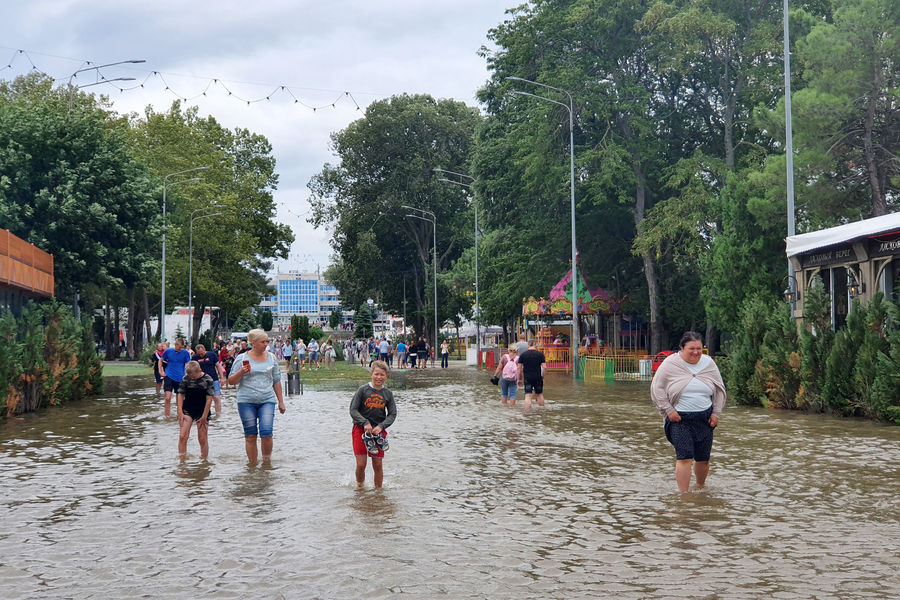 Последствия ливней в&nbsp;Анапе, 14&nbsp;августа 2021&nbsp;года