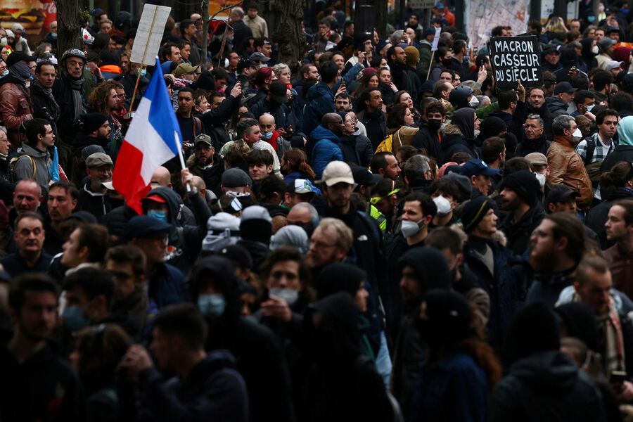 Акции протеста против пенсионной реформы во Франции, март 2023&nbsp;года