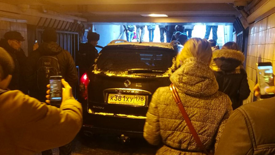 Ситуация в&nbsp;подземном переходе у&nbsp;станции метро «Московская» в&nbsp;Санкт-Петербурге, 21 февраля 2018 года