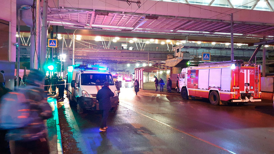 На месте ДТП в Локомотивном проезде в Москве