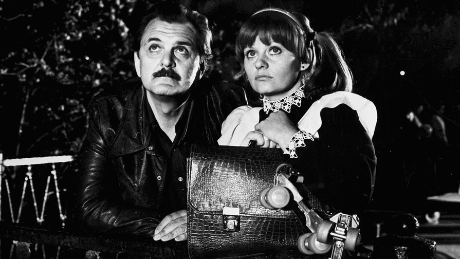 Актеры Юрий Яковлев и Ирина Муравьева на&nbsp;съемках художественного фильма &laquo;Карнавал&raquo; режиссера Татьяны Лионозовой, 1981 год 