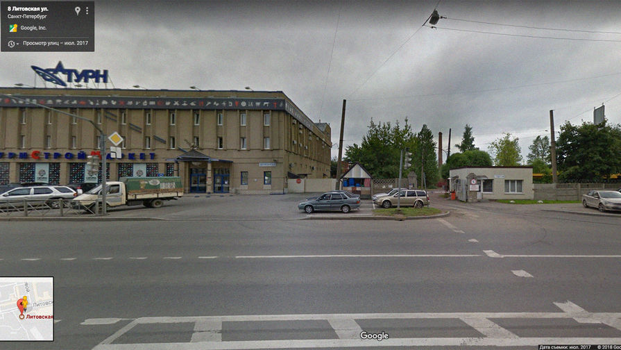 Место происшествия на&nbsp;Литовской улице на&nbsp;картах Google от июня 2017 года