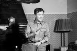 Андрей Миронов в роли американского журналиста Чарльза Брайта на съемках фильма «Победа» по одноименному роману писателя Александра Чаковского, 1985 год