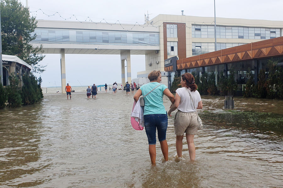 Последствия ливней в&nbsp;Анапе, 14&nbsp;августа 2021&nbsp;года