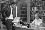 Василий Шукшин и Наталья Белохвостикова на съемках фильма «У озера», 1971 год