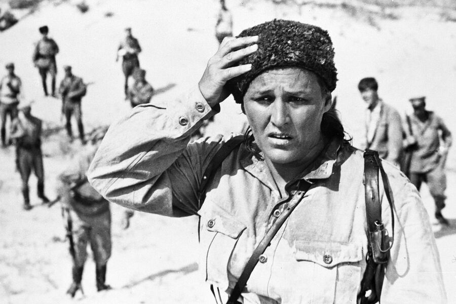 Актриса Нонна Мордюкова в&nbsp;роли Клавдии Вавиловой в&nbsp;фильме &laquo;Комиссар&raquo;, 1967&nbsp;год