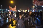 Протестующие на улицах Фергюсона