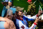 Десантники на праздновании Дня Воздушно-десантных войск в парке Горького в Москве, 2 августа 2020 года