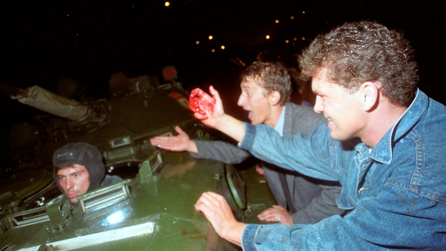 Августовский путч, 20 августа 1991 года
