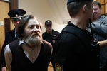 Сергей Мохнаткин перед рассмотрением дела в Тверском районном суде Москвы, 2014 год