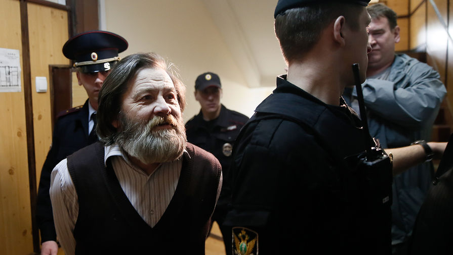 Сергей Мохнаткин перед рассмотрением дела в Тверском районном суде Москвы, 2014 год