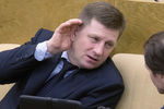 Председатель комитета Госдумы РФ по охране здоровья Сергей Фургал на пленарном заседании Государственной думы РФ, 2016 год