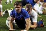 Венсан Клер заносит попытку