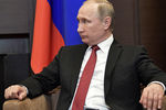 Владимир Путин и Реджеп Тайип Эрдоган во время встречи в Сочи