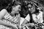 На съемках фильма «Москва слезам не верит». Режиссер Владимир Меньшов. В главных ролях - Вера Алентова (справа) и Ирина Муравьева (слева), 1979 год 