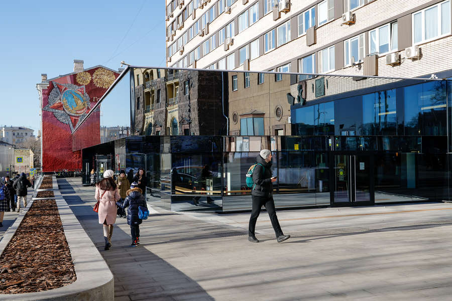 Закрытый ресторан &laquo;Макдоналдс&laquo;на Пушкинской площади в&nbsp;Москве, март 2022&nbsp;года