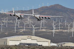 Самый большой в мире самолет-носитель Stratolaunch Model 351, 13 апреля 2019 года