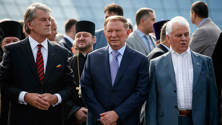 Виктор Ющенко, Леонид Кравчук и Леонид Кучма
