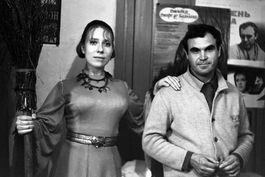 Режиссер Глеб Панфилов и актриса Инна Чурикова, 1977&nbsp;год
